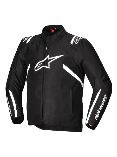 Giacca Da Moto Per Bambini Euro Stars - Tessuto Antivento, Impermeabile, Con Tasche E Design Slim, Colore Nero