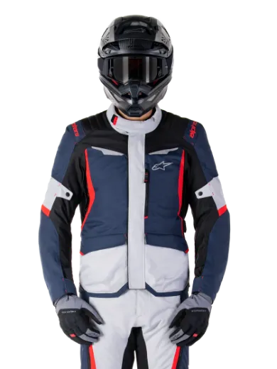 Immagine di GIACCA IN TESSUTO ST-1 WP ALPINESTARS BLU-ARGENTO-ROSSA