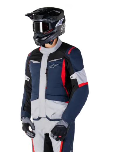 Immagine di GIACCA IN TESSUTO ST-1 WP ALPINESTARS BLU-ARGENTO-ROSSA