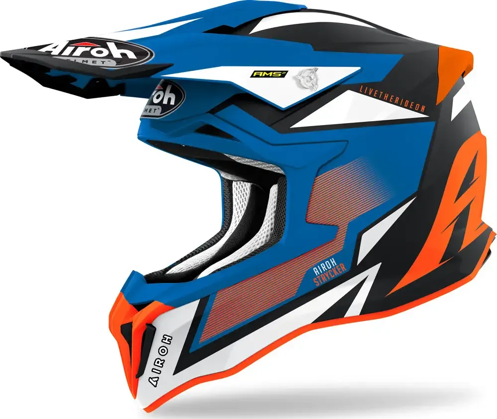 Immagine di STRYCKER AXE ORANGE/BLUE MATT AIROH