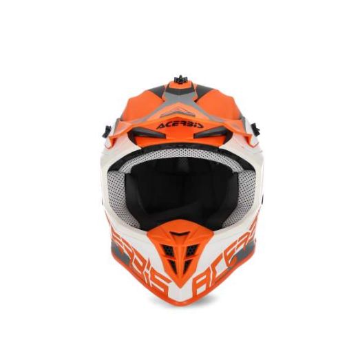Immagine di CASCO CROSS  LINEAR ARANCIO BIANCO ACERBIS