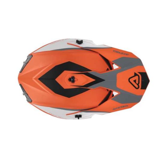 Immagine di CASCO CROSS  LINEAR ARANCIO BIANCO ACERBIS