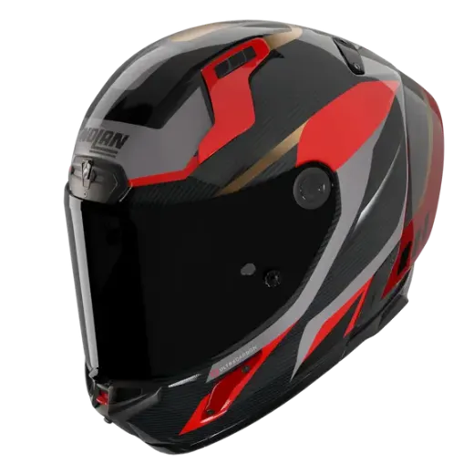 Immagine di CASCO X-804 RS ULTRA CARBON LESMO  362  NERO ROSSO
