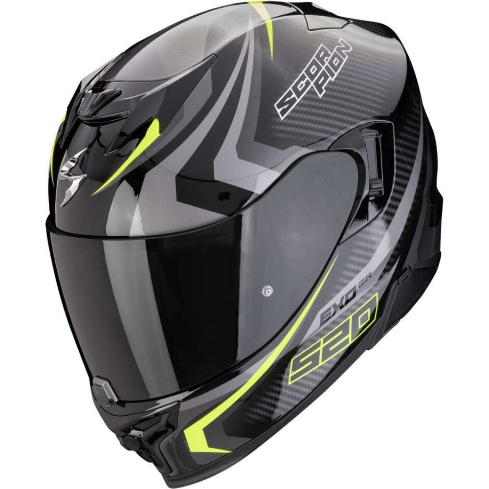 Immagine di CASCO EXO-520 EVO AIR TERRA BLACK YELLOW SCORPION