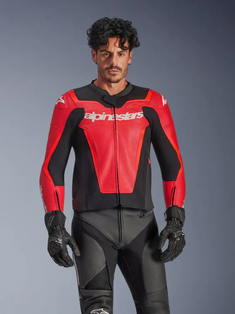 Immagine di GIACCA IN PELLE GP FORC V2 AIR ALPINESTARS