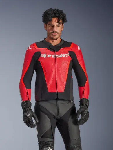 Immagine di GIACCA IN PELLE GP FORC V2 AIR ALPINESTARS