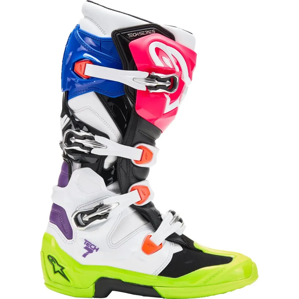 Immagine di STIVALI TECH 7 MULTICOLOR ALPINESTARS 