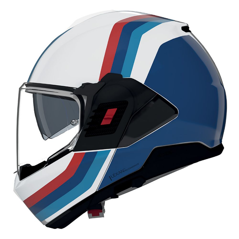 Immagine di CASCO N120-1 LINEO 347 BIANCO ROSSO BLU 
