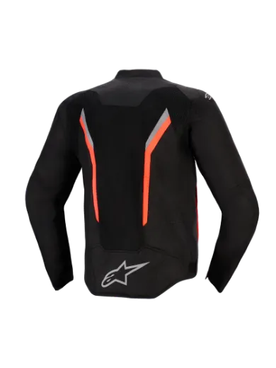 Immagine di GIACCA AST V3 AIR NERO ROSSO FLUO ALPINESTARS