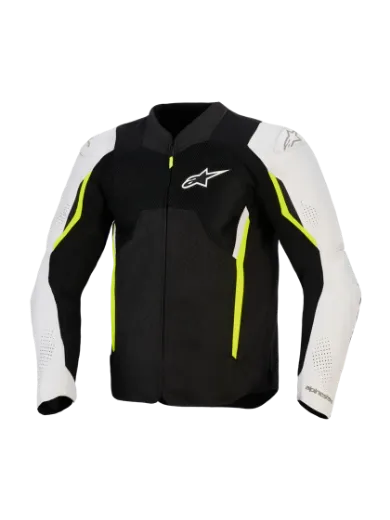 Immagine di GIACCA AST V3 AIR NERO GIALLLO-FLUO ALPINESTARS