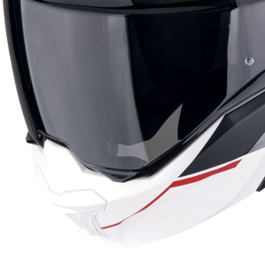 Immagine di CASCO EXO-TECH EVO FURIO BIANCO NERO ROSSO SCORPION