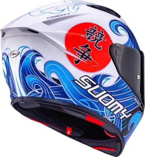 Immagine di CASCO TRACK-1 WAVES WHITE