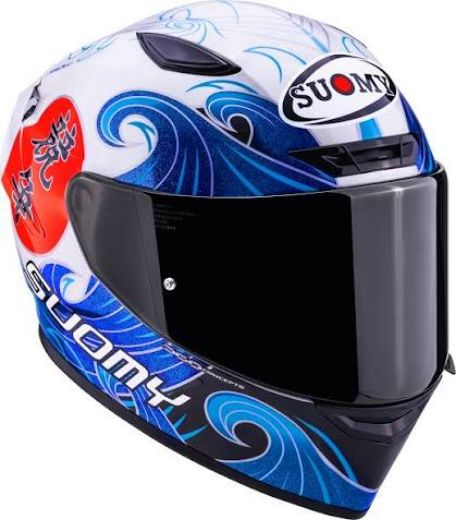 Immagine di CASCO TRACK-1 WAVES WHITE