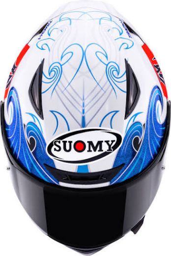 Immagine di CASCO TRACK-1 WAVES WHITE