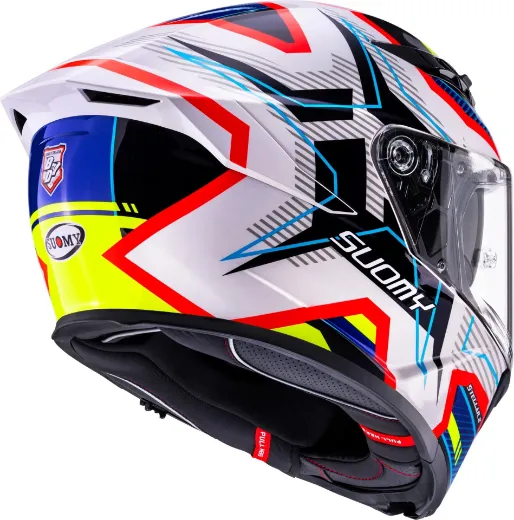 Immagine di CASCO STELLAR 2 BLACKSTAR WHT/BLUE